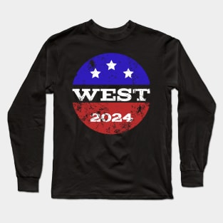 Cornel West 2024 American flag Long Sleeve T-Shirt